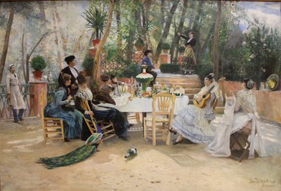 Pranzo durante La Feria a Granada da Hugo Birger